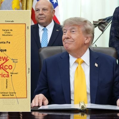 Trump posts map renaming New Mexico as ‘New America’