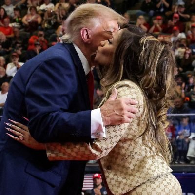 Trump launches foul-mouthed tirade at Norway – as ‘number one fan’ Nicki Minaj attends rally